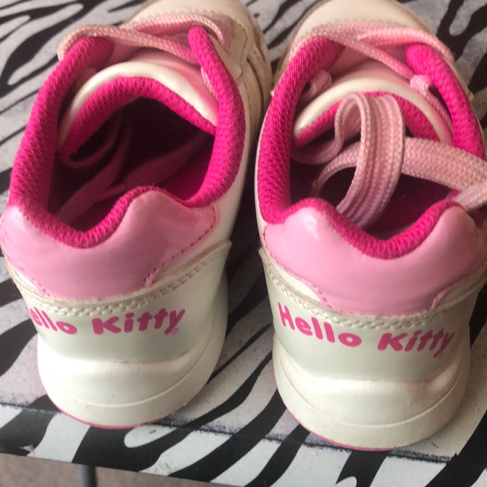Hello Kitty Pink and White Sneakers with Athletic Style